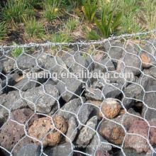 O PVC revestiu caixas galvanizadas de Gabions o fio / pvc revestiu e galvanizou a caixa do gabion